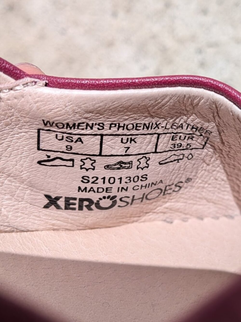 Xero Shoes Phoenix Ballet Flats Magenta/Pink size 9 - Picture 4 of 5